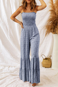 Clear Skies Wide Leg Floral Jumpsuit