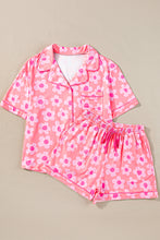 Load image into Gallery viewer, Pink Flower Print Pajamas Set
