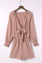 Load image into Gallery viewer, Tie Knot Puff Sleeve Romper
