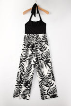 Load image into Gallery viewer, Tropical Print Wide Leg Jumpsuit
