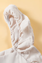 Load image into Gallery viewer, Oatmeal Solid Ruffle Trim Sleeveless Top
