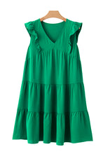 Load image into Gallery viewer, Green Ruffle Dress
