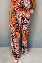 Load image into Gallery viewer, Leopard Print Tank Top and Pants Set
