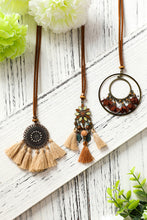 Load image into Gallery viewer, Tasseled Pendant Necklace Set
