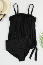 Load image into Gallery viewer, Black Tankini Swimsuit
