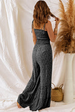 Load image into Gallery viewer, Midnight Dreams Wide Leg Floral Jumpsuit
