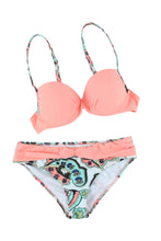 Load image into Gallery viewer, Padded Gather Push-up Bikini Set
