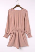 Load image into Gallery viewer, Tie Knot Puff Sleeve Romper
