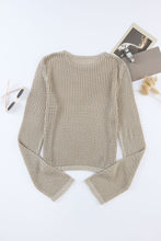 Load image into Gallery viewer, Khaki Knit Long Sleeve Top
