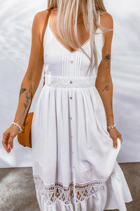 White Lace Maxi Dress