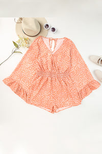 Orange Spotted Romper