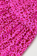 Load image into Gallery viewer, Leopard Print Ruffled Trim Tiered Maxi Dress
