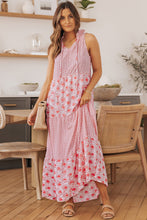 Load image into Gallery viewer, Pink Print Maxi Dress
