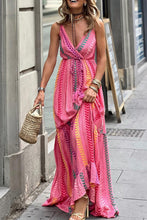 Load image into Gallery viewer, Summer Dreams Tassel Wrap Maxi Dress
