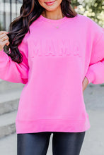 Load image into Gallery viewer, Pink MAMA Embossed Sweatshirt
