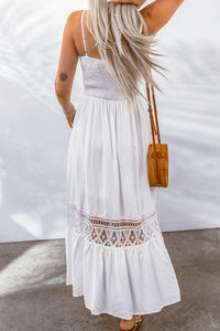 White Lace Maxi Dress