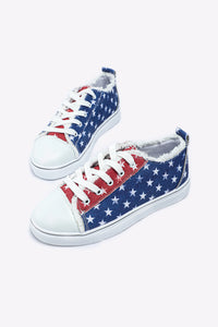 American Flag Lace-up Shoes