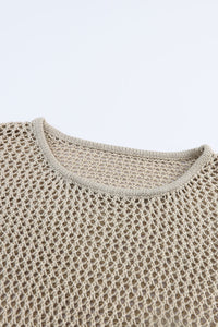 Khaki Knit Long Sleeve Top