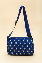 Load image into Gallery viewer, Bluing Independent Day Flag Star Printed Crossbody Bag
