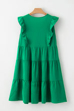 Load image into Gallery viewer, Green Ruffle Dress
