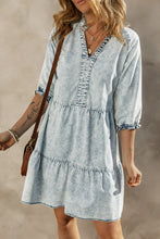 Load image into Gallery viewer, Acid Wash Denim Dress
