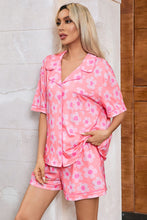 Load image into Gallery viewer, Pink Flower Print Pajamas Set
