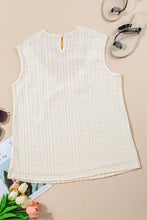 Load image into Gallery viewer, Apricot Guipure Lace Crochet Keyhole Back Tank Top
