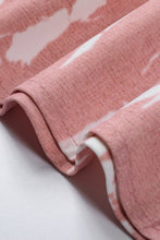 Load image into Gallery viewer, Pink Tie Dye Drawstring Casual Shorts
