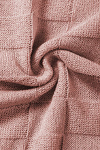 Load image into Gallery viewer, Dusty Pink Woven Design Knit Sweater
