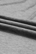 Load image into Gallery viewer, Gray Contrast Lace Raglan Sleeve Plicated Knit Top
