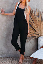 Load image into Gallery viewer, Black Cropped Jumpsuit
