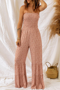 Sand Dune Wide Leg Floral Jumpsuit