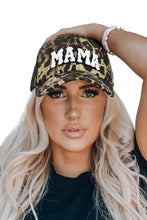 Load image into Gallery viewer, Leopard MAMA Embroidered Leopard Baseball Cap
