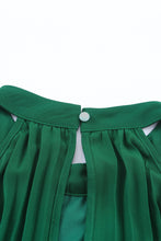 Load image into Gallery viewer, Green Open Back Pleated Jumpsuit
