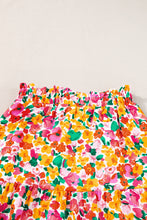 Load image into Gallery viewer, Yellow Boho Floral Print Tiered Long Skirt
