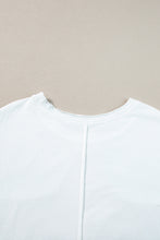 Load image into Gallery viewer, White Star Patchwork Loose T-shirt
