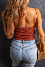 Load image into Gallery viewer, Crochet Halter Neck Top
