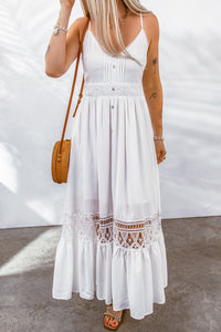 White Lace Maxi Dress