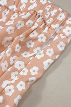 Load image into Gallery viewer, Khaki Boho Floral High Waist Flare Pants
