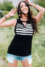 Load image into Gallery viewer, American Flag Print Tank Top
