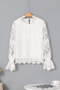 Flounce Sleeve Blouse