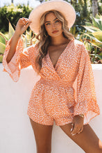 Load image into Gallery viewer, Orange Spotted Romper
