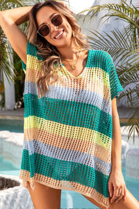 StripedTunic Cover Up