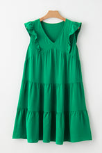 Load image into Gallery viewer, Green Ruffle Dress
