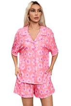 Load image into Gallery viewer, Pink Flower Print Pajamas Set

