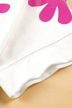 Load image into Gallery viewer, White Daisy Flower Printed Casual T Shirt

