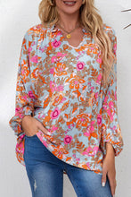 Load image into Gallery viewer, Floral Print Loose Fit Blouse
