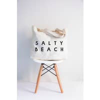 Salty Beach XL Tote Bag