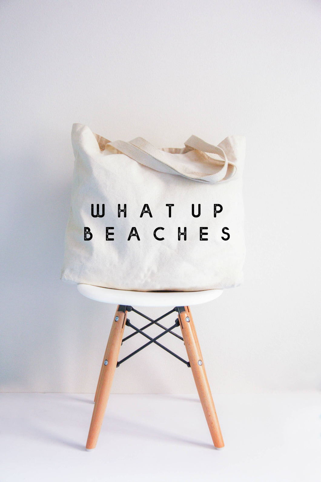 What Up Beaches XL Tote Bag