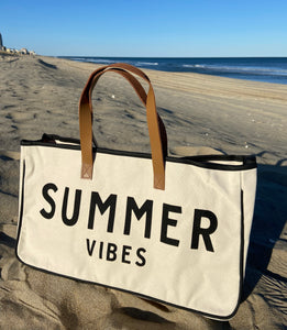 Canvas Tote-Summer Vibes